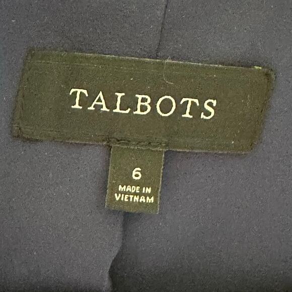 Talbots Colorful Tweed Gold Button Blazer Chanel Look – Size 6 - Picture 9 of 10